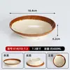 Cuenco Rústico Estilo Retro de Melamina, Plato Tradicional para Hot Pot de Chongqing, Cuenco para Platos, Cuenco para Vino, Cuenco de Cerámica Imitación Porcelana, Vajilla Sencilla