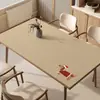 Nuevo Estilo Mantel Impermeable y a Prueba de Aceite, Protector de Mesa de Cuero Lavable, Mantel para Mesa de Café y Escritorio, Mantel Resistente a Manchas y al Desgaste, Mantel