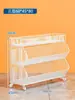 Estante de Almacenamiento de Cocina Multicapa de Acero Inoxidable Estante de Almacenamiento para Cocina y Baño Cesta para Verduras Estante Multicapa Carrito Pequeño para el Hogar