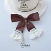 Lazo de Satén Encaje Bordado Colgante Pie Tela Accesorios Bolsos DIY Zapatos Flores Accesorios para Sombreros Accesorios de Ropa