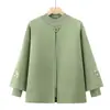 Ropa para Mujer 2025 Otoño e Invierno Nueva Ropa de Abrigo Suéter Cardigan de Mediana Edad y Personas Mayores Cárdigan de Punto para Primavera y Otoño Conjunto de Dos Piezas