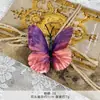 Cabeças de flores de borboleta, parede de flores de rosa artificial, flores de seda, flores artesanais DIY para casamento, decorações de flores artificiais, guirlandas decorativas, flores artificiais