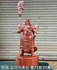 Grande Escultura em Madeira Buda Maitreya Barriga Grande Madeira Maciça Ornamentos para Sala de Estar Esculpido Guan Gong Guanyin Estátua Vermelha para Desktop