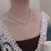 Nuevo Collar Manta Rosa Perla, Personalidad Suave de Nicho, Moda Exquisita, Cadena Versátil para Clavícula Retro Francesa