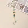 Nueva Cadena de Teléfono Lanyard Hecha a Mano Creativa para Mujeres, Estilo Étnico, Artístico, Fresco y Elegante para Estudiantes, Colgante para Bolso con Diseño de Manzana y Estrella