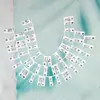 Pegatina de Piano de Silicona Transfronteriza sin Adhesivo Accesorios para Instrumentos Musicales Teclas de 88/61 Teclas Tira de Notas Soporte de Piano Extraíble