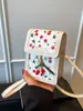 Bolso Pequeño Cuadrado Fresco y Dulce para Mujer, Bolso para Teléfono Móvil, Nuevo Estilo Verano 2026, Bolso de Hombro con Estampado Elegante, Bolso Cruzado de Diseño de Nicho