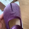 Zapatos de Terciopelo Otoñales para Niños Estilo Francés, Punta Dividida Artificial, Zapatos Mary Jane para Niñas Pequeñas, Zapatos Poco Profundos de Princesa