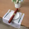 Guardanapo de Cetim Guardanapo de Hotel Guardanapo de Casamento Pano Dobrado Flor de Tecido Alta Densidade Borda Travada Cor Sólida Pano para Limpar Copos Melhor Vendedor da Amazon