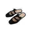 Sandalias de Cristal para Mujer Verano Nuevo Estilo Celebridad de Internet Moda Versátil Ropa de Exterior Estilo Dulce de Hada Chanclas Antideslizantes de Doble Anillo para Mujer