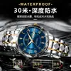 Marca Poedagar 858 Nuevo Reloj para Hombre de Lujo Resistente al Agua Luminoso de Cuarzo Transmisión en Vivo
