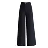 Pantalones anchos y fluidos estilo dopamina para mujer, nuevos pantalones largos holgados de cintura alta adelgazantes para otoño e invierno 2026, pantalones casuales elegantes para ir al trabajo