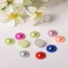 Colorido cinco pétalas flor arco floco de neve estrela de cinco pontas ABS imitação pérola patch DIY capa de telefone beleza material artesanal