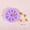 Mini Juguete de Comida Squishy Molde Hamburguesa Queso Pan Bolsa Baguette DIY Molde de Silicona para Moldear Hecho a Mano