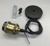 DIYE27 Portalamparas de Araña Vintage Línea Colgante Taza de Lámpara de Aluminio Colgante Línea de Cable de Tornillo Grande Portalamparas Antiguo de Edison