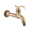 Fontanería de Baño Vintage Grifo de Lavadora de Baño Todo Cobre Grifo de Lavabo para Fregona Antigua Lavabo