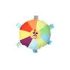 Disco Volador de Peluche con Sonido para Perros, Juguete Interactivo para Morder y Dentición, Resistente a Mordidas, Disco Volador de Entrenamiento para Mascotas