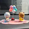 Caballo mecedor de escritorio Panda One Two Bubu - Regalo de lujo, Figura de juguete de moda para montar en coche, Regalo de cumpleaños para niñas