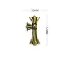 Crowe rede cruzada vermelho vibrante pintura metálica galvanizada capa de celular acessórios para cabelo grampo de cabelo tiara clip acessórios 20*32MM