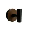 Gancho Adhesivo Fuerte de Madera de Nogal, Gancho Individual sin Taladro para Colgar Ropa Detrás de la Puerta, Gancho para Abrigos y Sombreros Montado en la Pared del Hogar con Ventosa sin Rastro