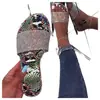 Sandalias de Pedrería de Verano 2026 Nuevas para Mujer, Sandalias y Chanclas de Deslizamiento Transfronterizas para Mujer, Stock del Fabricante, Comercio Exterior