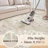 Alfombra de Sofá de Mesita de Noche Vintage Estilo Americano Más Vendida Transfronteriza para Sala de Estar y Dormitorio, Tapete Lavable y Limpiable para Niñas