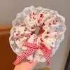 Goma para el pelo estilo perezoso coreano de intestino grueso para mujer, tacto de alta gama, goma de pelo con lazo, alta elasticidad, goma elástica duradera, linda