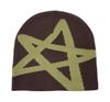 Gorro de punto de cinco puntas transfronterizo nuevo otoño e invierno cálido frío gorro de lana para hombre y mujer gorro de hip-hop para comercio exterior