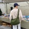 Bolsa de lona casual versátil 2022 tendência da moda ombro portátil bolsa para casal