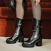 Botas Martin Botas para Mujer 2020 Otoño e Invierno Estilo Nuevo Botas para Mujer Botines Británicos de Tacón Alto Zapatos para Mujer Talla Grande Dropshipping