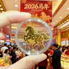 Pegatina de Teléfono de Oro Puro 999 Oro 2mg Princesa Por Favor Hazte Rico Rápido Lámina de Oro Atrae Dinero Pequeño Regalo Promocional Venta al por Mayor desde el Fabricante