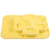 Novo Suprimento para Pets Transfronteiriço Prato de Alimentação Lenta Ventosa Tapete de Lamber Tapete de Farejar Placa Anti-engasgo para Cachorro Tapete de Silicone para Lamber Pet