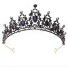 Corona de Princesa para Fiesta de Cumpleaños Europea y Americana Transfronteriza Aleación Strass Corona de Novia Tocado Accesorio para el Cabello de Vestido de Novia Diadema