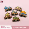 Fabricante de Insignias Creativas Long Zhiyu Broche de Regalo Personalizado Metal Pintura Insignia Corporativa Creativa Esmalte de Imitación Emblema de Empresa