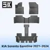 Adequado para Kia Sorento Gasolina 2021-2024 Tapetes de Chão TPE Tapetes de Chão 3D para Todas as Estações
