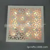 Lâmpada de Decoração para Casa de Madeira e Plástico Lâmpada Quadrada Elegante e Fresca para Mesa de Cabeceira Luz Noturna Branca Lâmpada LED Recortada