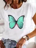 Camiseta 2023 para tiendas independientes y Amazon, con diseño de estampado de corazón, unisex, cuello redondo