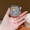 Colgante de Lazo de Trébol de Cuatro Hojas Tridimensional Adecuado para Funda de Auriculares Samsung Buds4/3Pro Funda de Auriculares Live/Buds2