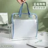 Bolsa de arquivo sanfonada portátil de PVC com 13 compartimentos de grande capacidade, pasta sanfonada, bolsa de arquivo para estudantes para armazenamento de provas