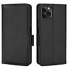 Para funda de teléfono móvil Lingdu Blackview A95, funda protectora de cuero tipo libro, hebilla lateral, funda de cuero con patrón de lichi, dinero