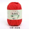 Línea de hilo de tela al por mayor de fábrica Hyun-A con gancho hecho a mano material DIY bolsa línea de tela de color al por mayor en stock