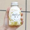 Muestra de disparo botella desechable para bebidas Botella de té de leche gruesa de moda Botella de plástico alimentario PET transparente Fábrica outlet