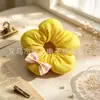 Laços de cabelo de flor estilo coreano fofos para crianças, scrunchies, suprimento para loja de acessórios, direto da fábrica