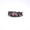 Retro Naruto Akatsuki Tejido Hongyun Pulsera Trenzada de Cuero Aleación Pulsera DIY Joyería Popular Venta al por Mayor