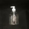 Bote de loción de 500 ml en stock al por mayor, bote transparente para desinfectante de manos con cabeza de bomba, bote de presión RS-8579