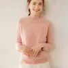 Suéter de Cachemira Nuevo Otoño 2026 Cuello Redondo para Mujer Tejidos Versátil Simple Adelgazante Tejidos de Punto Manga Larga Capa Base