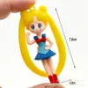 Chaveiro de Boneca Menina Bonita de Desenho Animado Pingente Hatsune Miku Chaveiro de Menina Bonita Caixa Surpresa de Menininha Pingente Pequeno