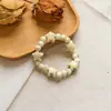 Pulsera de cerámica de Jingdezhen, nueva y que no se decolora, para estudiantes mujeres, pulsera de cuentas de estilo antiguo, pulsera de cerámica fresca y moderna
