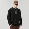 2026 Camiseta de Manga Larga Hombre Capa Base Hombre Top Holgado Sudadera Camiseta Casual Ropa de Hombre Otoño Primavera