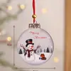Venta Caliente Transfronteriza Árbol de Navidad de Madera Decoración de Anciano Colgante Escena Navideña Arreglo Árbol de Navidad Muñeco de Nieve Adornos Colgantes